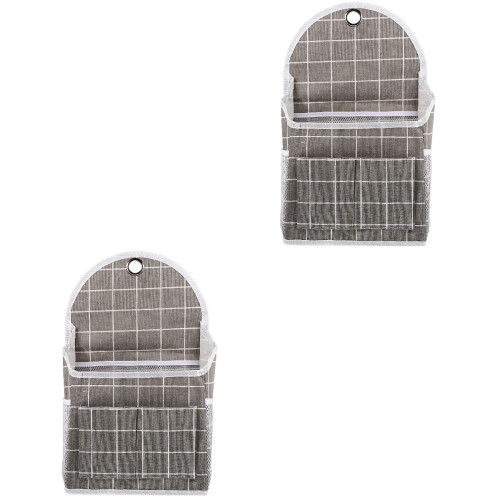 2Pièces Poche De Rangement Suspendue Chevet Pour Usage 2