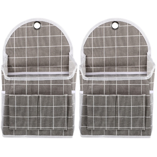 2Pièces Poche De Rangement Suspendue Chevet Pour Usage 1