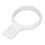 4 Pack Silicone Tennis Grip Trainer for Racket Practice White 6