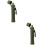 2Pièces Purificateur Portable Vert Olive Compact Pour Usage Extérieur 9