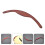 4Pièces Accessoire Guitare Bois Rouge Repose-Main Pratique 11