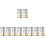30Ensembles Boucles De Taille Ajustables Métal Multicolores Pour Jean 5