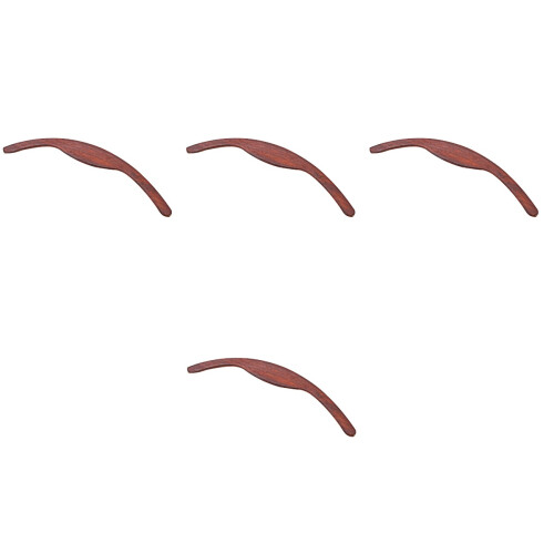 4Pièces Accessoire Guitare Bois Rouge Repose-Main Pratique 2