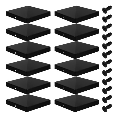 36Pièces Protections Poteaux Noir Usage Extérieur 1