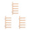 3Pièces Escalier Mural Chat Bois Beige Design Élégant Pour Intérieur 5