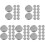 100Pz Base Argento Per Fai Da Te Design 3