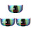 3Pièces Visiere Casque Pièce Anti-Éblouissement Durable 2