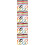 56Pièces Bracelet En Cuir Coloré Ajustable Pour Gravure DIY 10