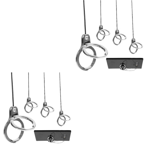 8Pz Accessorio Telefono Argento Con Antismarrimento 2
