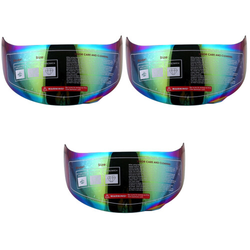 3Pièces Visiere Casque Pièce Anti-Éblouissement Durable 2