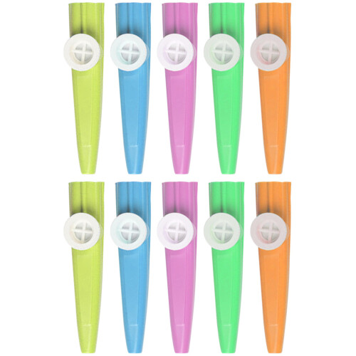 20Pz Kazoos Colorati Per Bambini Set Musicale Per Feste E Giochi