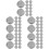 100Pz Base Argento Per Fai Da Te Design 7