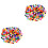 2000Pièces Accessoires Boules Peluche Élastiques DIY Couleurs Variées 3
