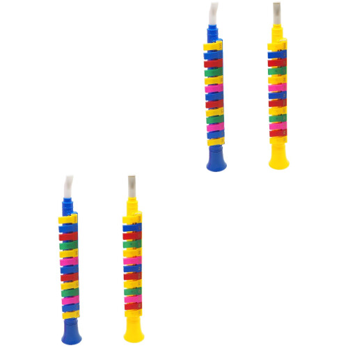 4Pièces Instrument Enfant Plastique Usage Amusant 2