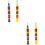 4Pièces Instrument Enfant Plastique Usage Amusant 6