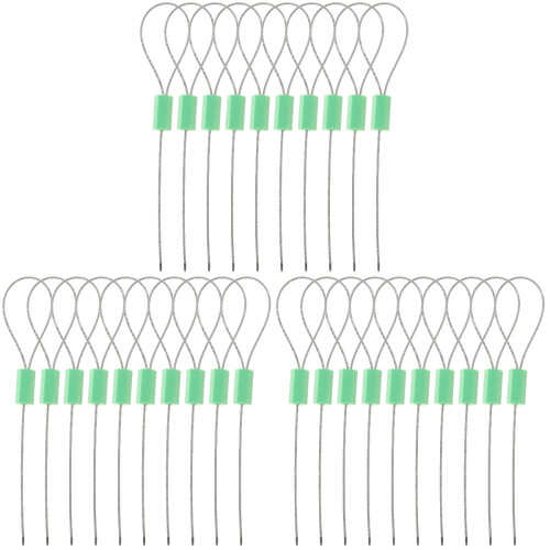 30Pz Sigilli Sicurezza in Verde Con Chiusura Autobloccante 1