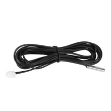2M NTC Sensor de temperatura del termistor Cable sonda a prueba de agua 10K 1% 3950 Negro