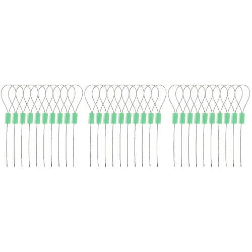 30Pz Sigilli Sicurezza in Verde Con Chiusura Autobloccante 2