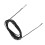 2 m NTC thermistor temperature sensor waterproof probe wire 10 K 1% 3950 black 10