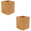 2Pz Porta E Penne in Bamboo Materiale Sicuro E 8