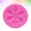 3Pz Stampo Silicone Rosa Fiocco Neve Per Dolci Da Te E Biscotti 8