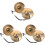 3Set Campane Meditative in Rame Dorato Per Yoga E Cerimonie Bambini 4