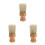 3Pz Spazzola Legno Morbida Duster Neck Professionale 6