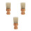 3Pz Spazzola Legno Morbida Duster Neck Professionale 4