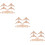 3Set Applique Decorativa in Legno Intagliato Beige Per E Armadi 10