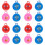 16Pièces Balles En PVC Sécurisées Multicolores 5