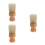 3Pz Spazzola Legno Morbida Duster Neck Professionale 3
