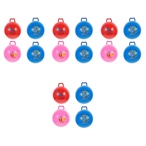 16Pièces Balles En PVC Sécurisées Multicolores 2
