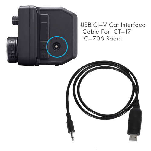 USB CI-V Cat Interface Cable For  CT-17 IC-706 Radio 2