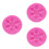 3Pz Stampo Silicone Rosa Fiocco Neve Per Dolci Da Te E Biscotti 6