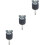 3Pz Hi-Hat Clutch Facile in Lega E Feltro Per Batteria 5