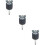 3Pz Hi-Hat Clutch Facile in Lega E Feltro Per Batteria 9