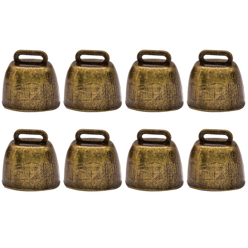 24Pièces Cloches De Bétail Dorées Décoration Animaux