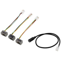 Rj9 4P4C Enchufe Macho A 3.5Mm Hembra Auriculares de Jack Adaptador Conversor de Teléfono de Audio Cable de Extensión Cable Alambre Para Avaya /