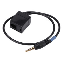 3.5Mm Jack Macho una RJ9 4P4C Adaptador Hembra Convertidor Cable de ExtensióN Cable para TeléFono Cable Adaptador de Alta Calidad