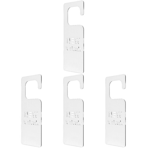 4Pz Pubblicitari Acrilici Specchio Argento Per Abbigliamento 2