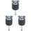 3Pz Hi-Hat Clutch Facile in Lega E Feltro Per Batteria 2