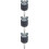 3Pz Hi-Hat Clutch Facile in Lega E Feltro Per Batteria 8