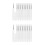20Pcs Silicone Lip Brush Set White Soft Bristle Lip Balm Applicators 4