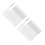 20Pcs Silicone Lip Brush Set White Soft Bristle Lip Balm Applicators 10