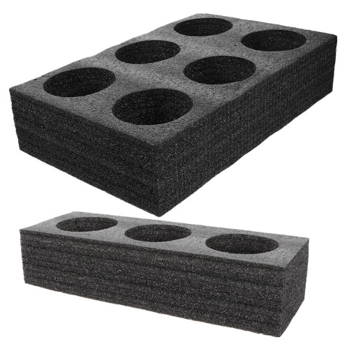 4Pièces Plateau Porte- Noir Epe Anti- Pour Livraison 1