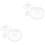 6Pièces Gabarits Acryliques Blancs Pour Porte-Clés DIY Multi-Usages 5