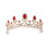 2Pz Tiara Retro Dorata Per Festa E Cerimonia Gioiello 1