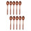10Pz Cucchiai Legno Cucina Naturali Marrone Set Per 7