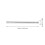 4Pcs Stainless Steel Closet Rods Silver for Clothes Rack Use 4