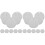 20Pz Placche Tonda Argento in Per Targhette DIY 4